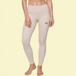 Leggings Deportivos Blanco Aperlado | Estilo de Alta Gama