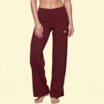 Leggings de Corte Campana Color Vino Premium