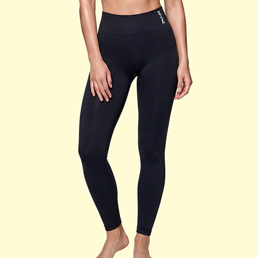 LEGGINS DFYNE NEGRO 1X1 Leggings Deportivos Vision con Cintura en V Calidad Premium para Mujer - Image 1
