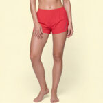 SHORT DEPORTIVO 2 EN 1 RUNNING ORANGERED