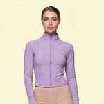 Sudadera Deportiva Lila de Tela Premium