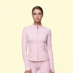 SUDADERA YOGA CON CIERRE ROSA