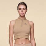 Tank Top Deportivo con Cierre Frontal | Alta Gama
