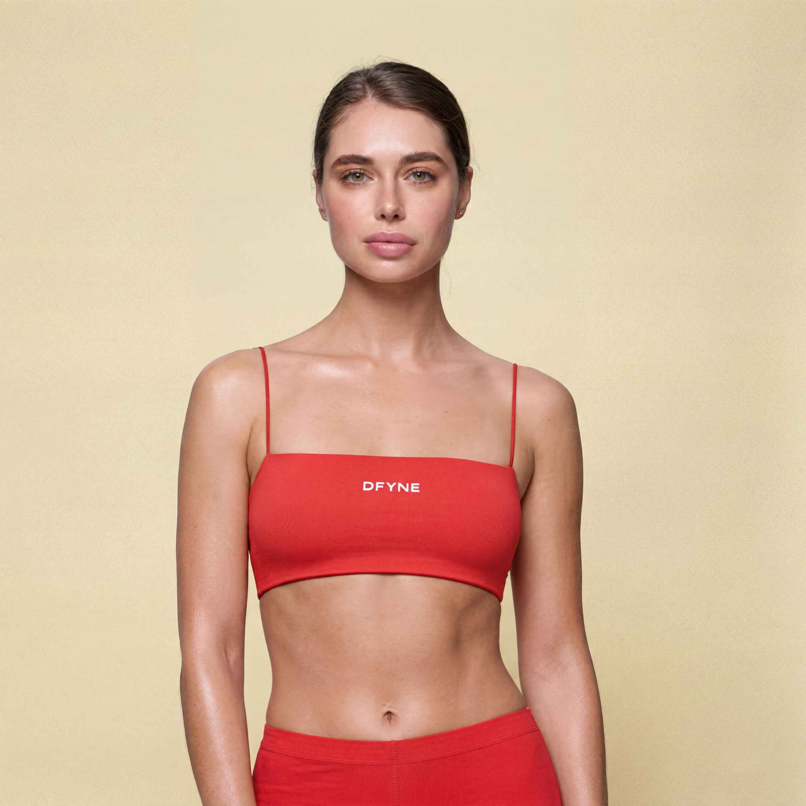 TOP DEPORTIVO DFYNE STRAPPY TRASPIRABLE BIG RED TOP DEPORTIVO DFYNE STRAPPY TRASPIRABLE BIG RED - Image 1