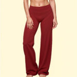 LEGGIN DEP ACAMPANADO YOGA/GYM ROJO BRILLANTE