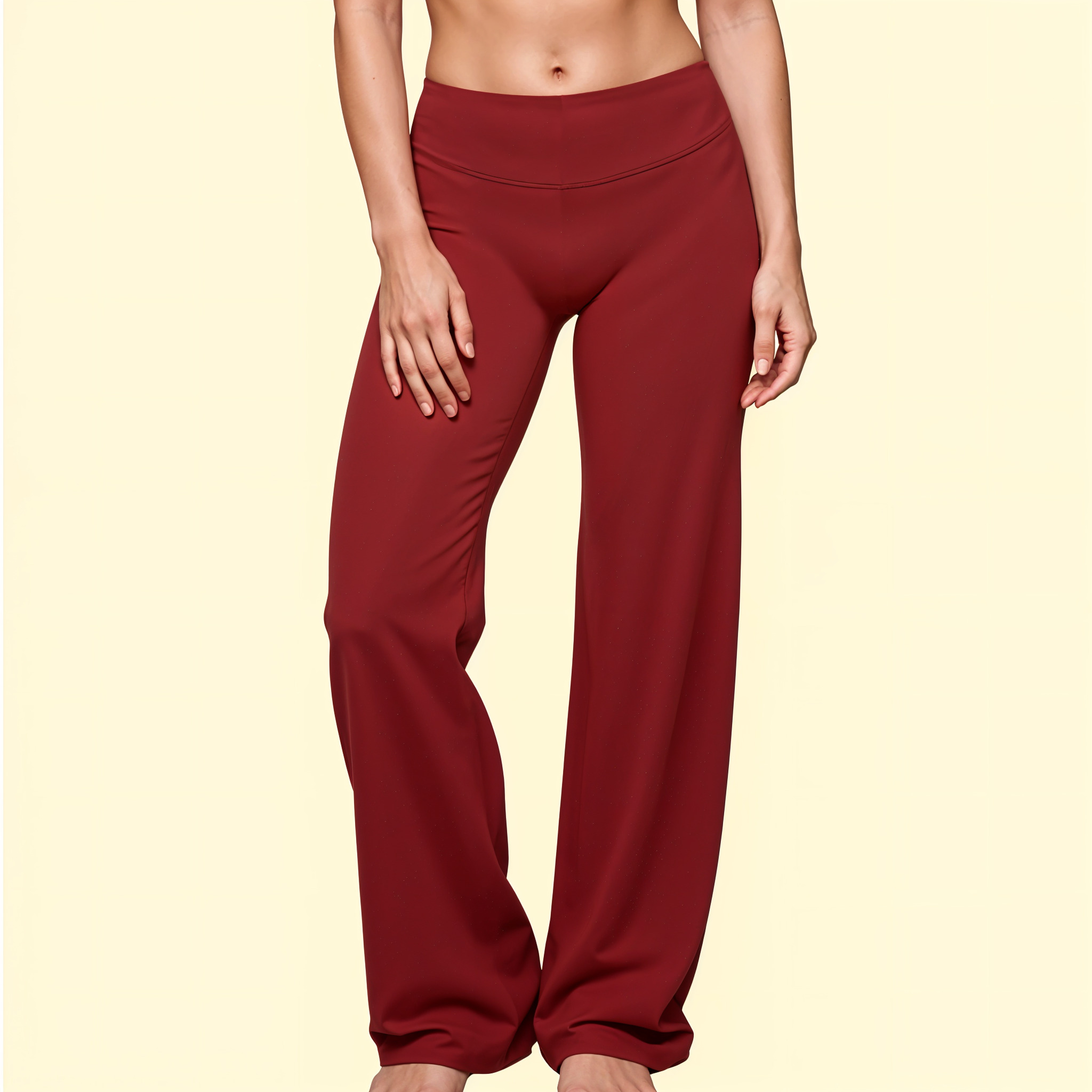 q2LEGGIN DEP ACAMPANADO YOGA:GYM ROJO BRILLANTE LEGGIN DEP ACAMPANADO YOGA/GYM ROJO BRILLANTE - Image 1