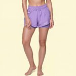 Short Deportivo 2 en 1 Morado | Alta Gama
