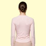 DFYNE Longline Top de Manga Larga Pink para Mujer - Imagen 2